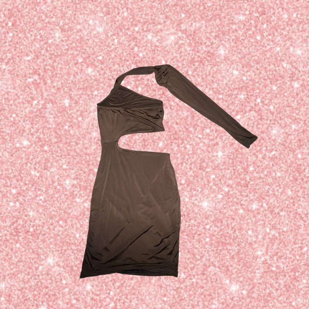 PLT Brown Club Dress
